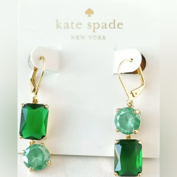 KATE SPADE Shine On Mismatched Linear Earrings - Picture 3 of 5